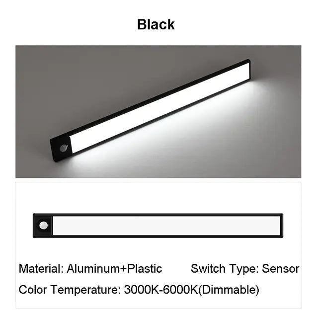 Wireless LED Night Light- Motion Sensor & USB Rechargeable